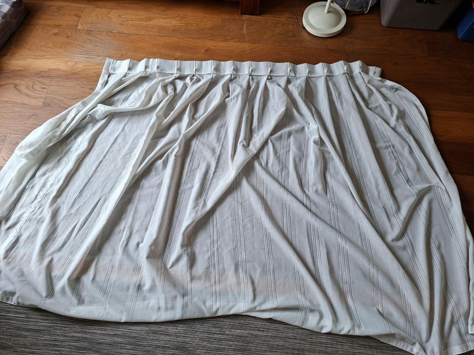 Gordijn, Huis en Inrichting, Ophalen, Wit, 130 cm, Gordijn