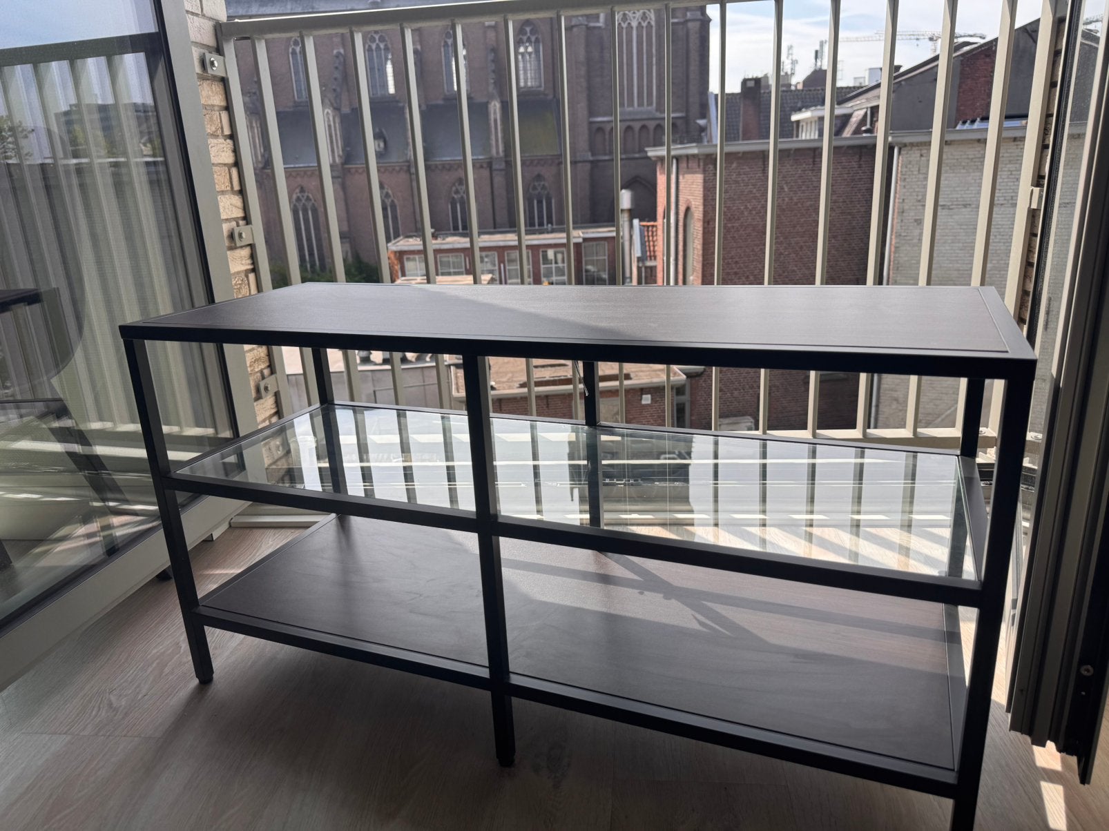 Gratis afhalen! IKEA Vittsjö TV-meubel, Huis en Inrichting, Kasten | Televisiemeubels, Ophalen, Gebruikt, 100 tot 150 cm, Minder dan 100 cm