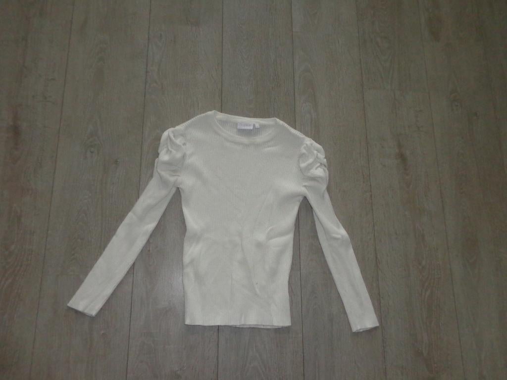 wit meisjestruitje van D-Zine, maat 140/146, Kinderen en Baby's, Kinderkleding | Maat 140, Ophalen of Verzenden, Gebruikt, Meisje