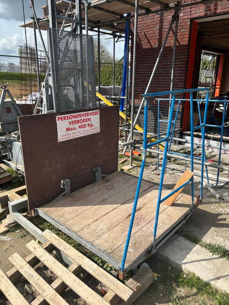 Prima bouwlift voor een doe het zelver, Ophalen, Gebruikt, Overige typen, 5 meter of hoger