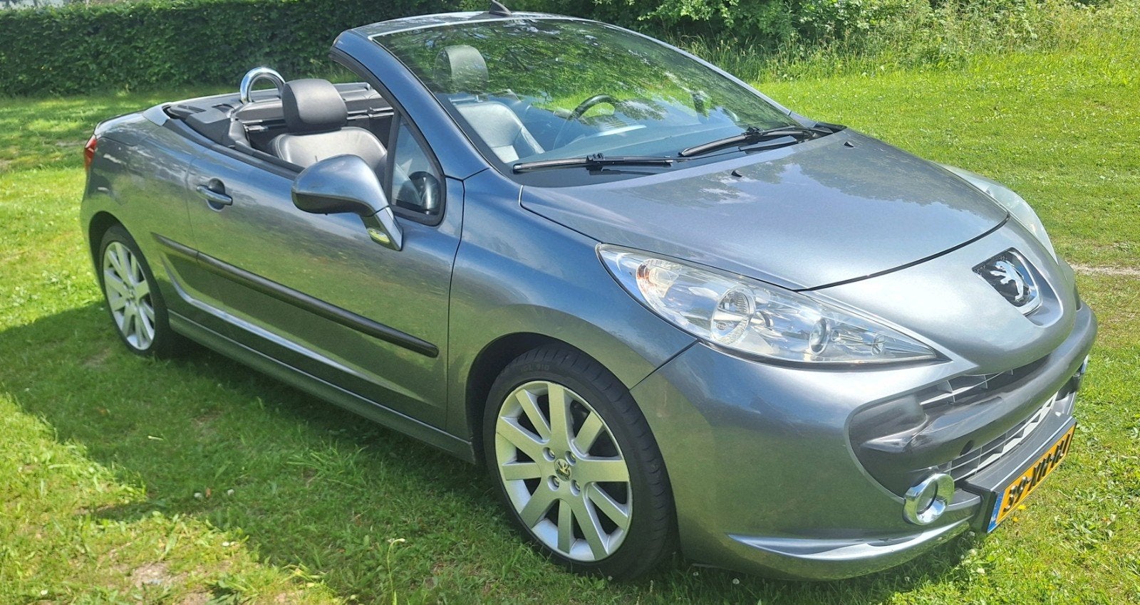 Peugeot 207 CC 1.6 16V/ T Sport Cabriolet 110KW/Apk-05 -2027, Auto's, Peugeot, Voorwielaandrijving, Zwart, 4 cilinders, Cabriolet