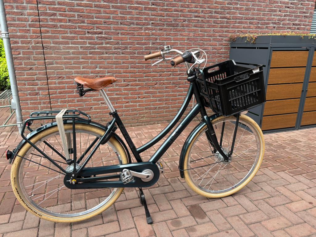 Cortina U5 Transportfiets Dames - Zo goed als nieuw, Fietsen en Brommers, Fietsen | Dames | Damesfietsen, (Extra) lage instap