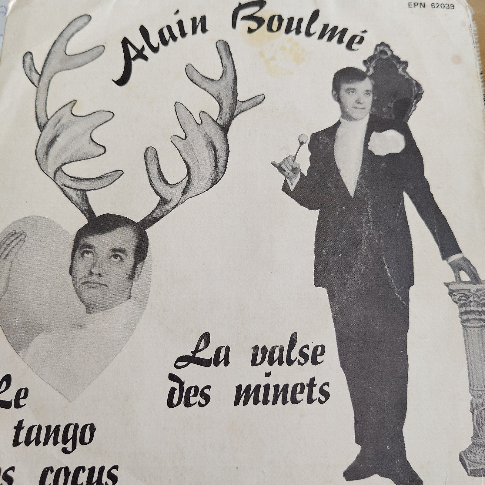 Alain Boulmé - La Valse des Minets , Le Tango des Cocus, Ophalen of Verzenden, Gebruikt, 7 inch