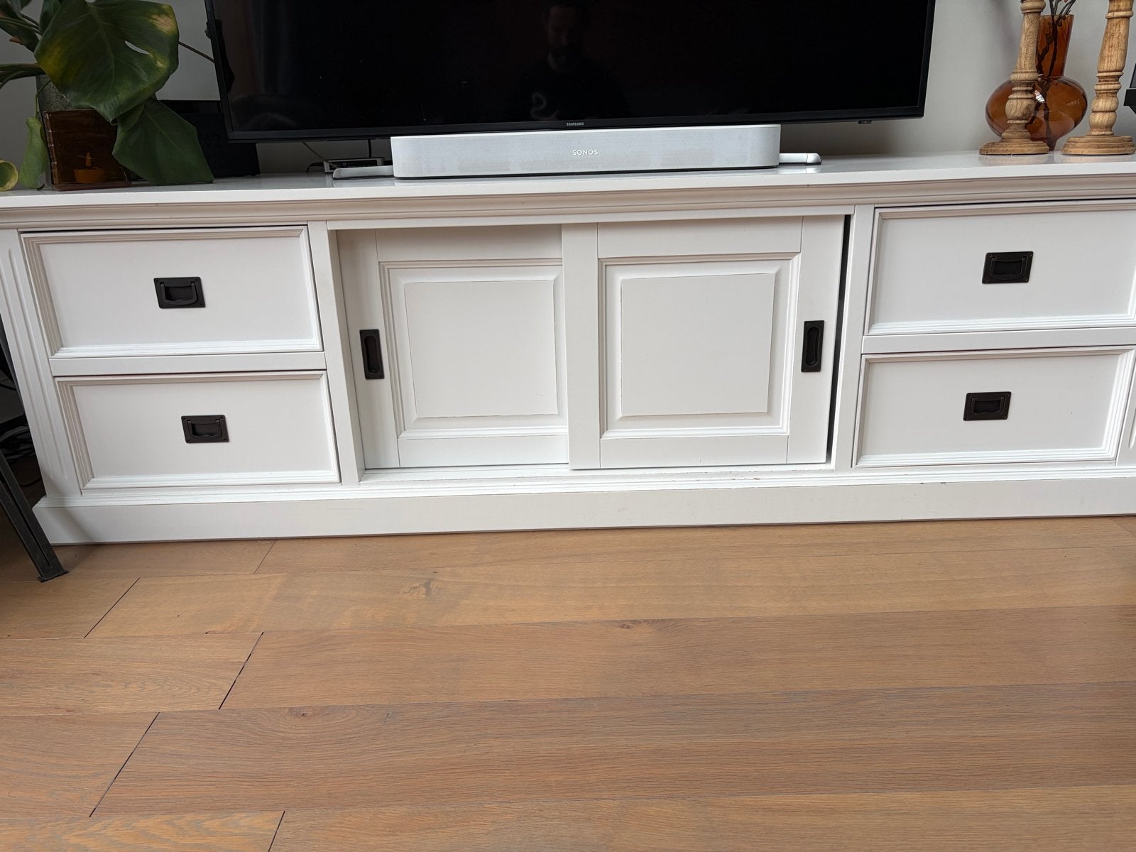 Richmond Interiors TV-dressoir Landelijk/Klassiek 200x60x50, Ophalen, Gebruikt, 150 tot 200 cm, Minder dan 100 cm