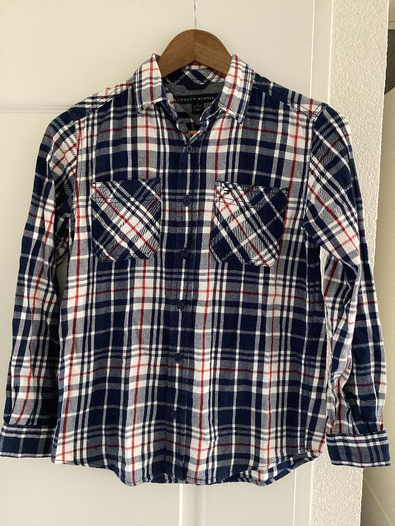ZGAN jongens overhemd blouse Tommy Hilfiger maat 152, Overhemd of Blouse, Ophalen of Verzenden, Jongen, Tommy Hilfiger