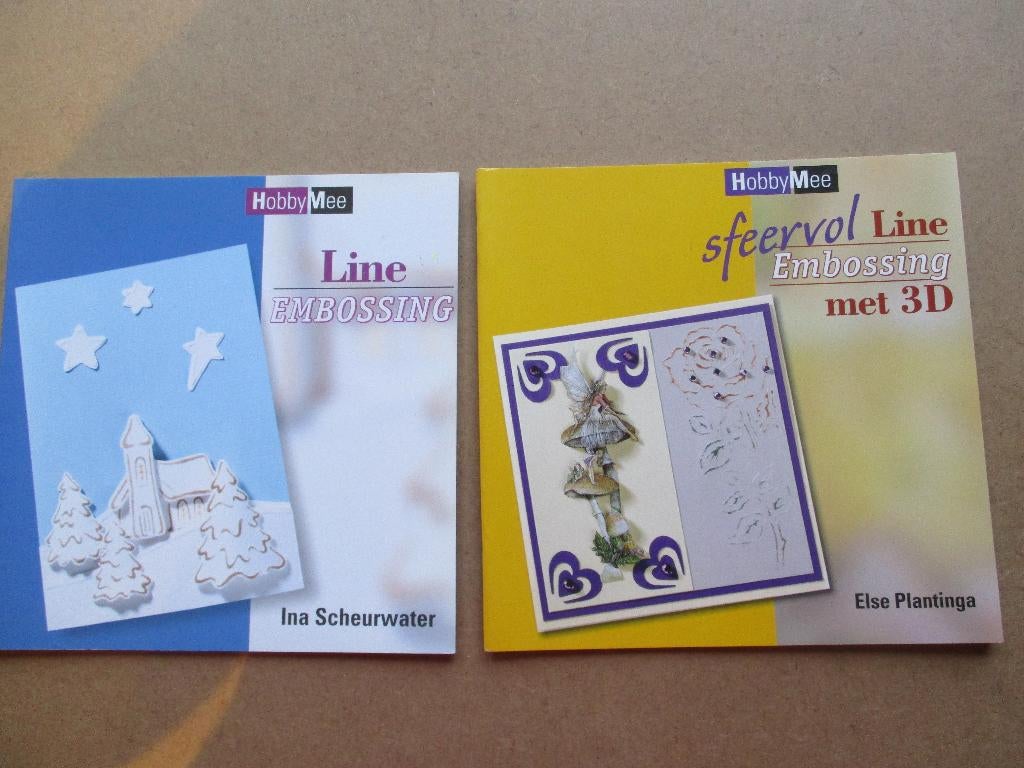 Line Embossing - Hobby Mee Boekjes, Ophalen of Verzenden, Zo goed als nieuw, Overige thema's, Pons of Mal