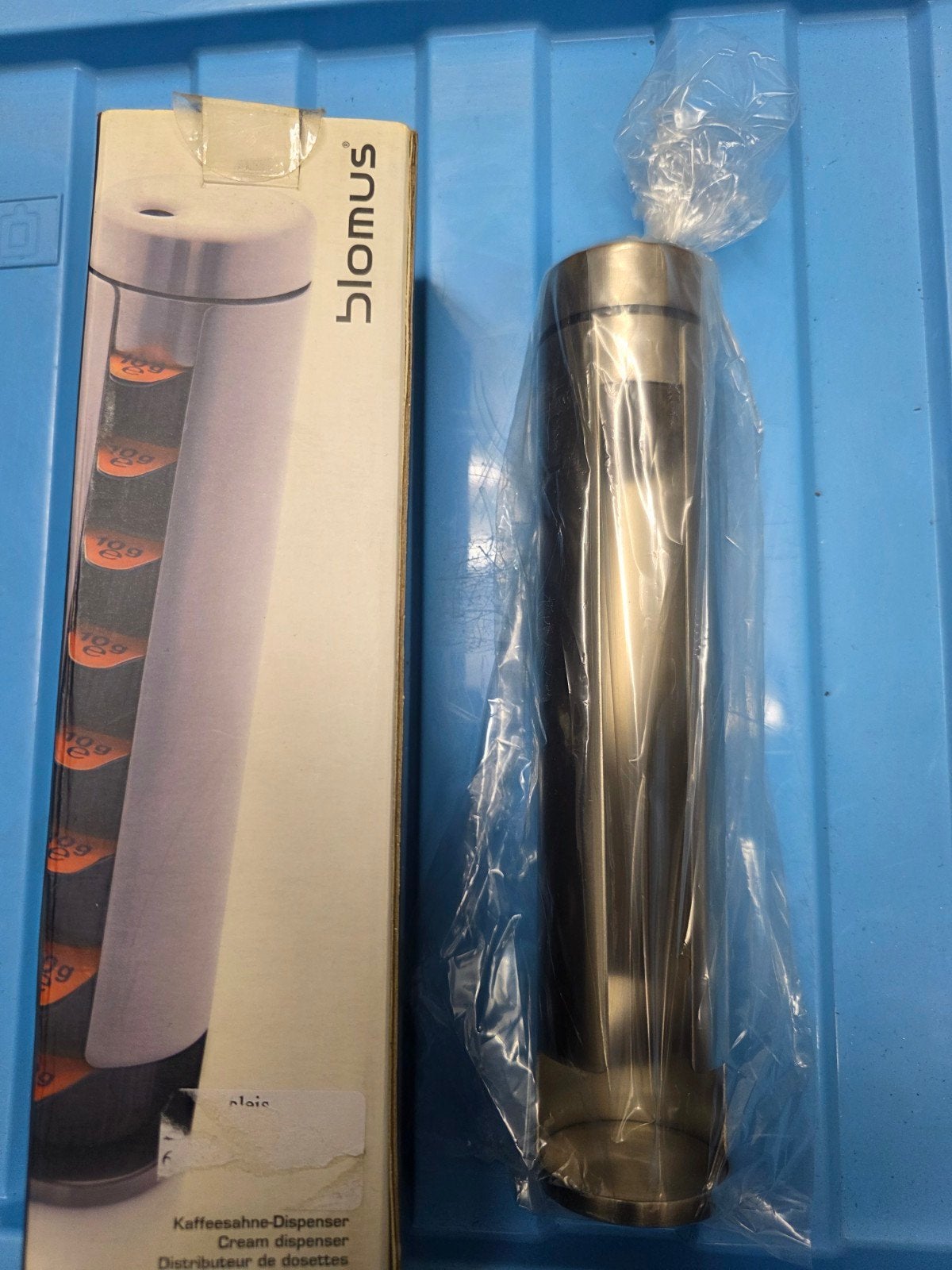 Blomus Kaffeesahne-Dispenser - Crème Dispenser, Ophalen, Overige typen, Metaal, Nieuw