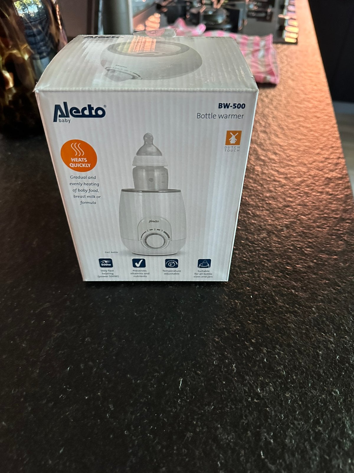 Alecto flessenwarmer BW-500, Ophalen of Verzenden, Nieuw