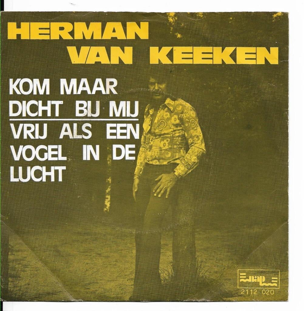 Herman  van  Keeken, Cd's en Dvd's, Vinyl Singles, 7 inch, Single, Ophalen of Verzenden, Zo goed als nieuw