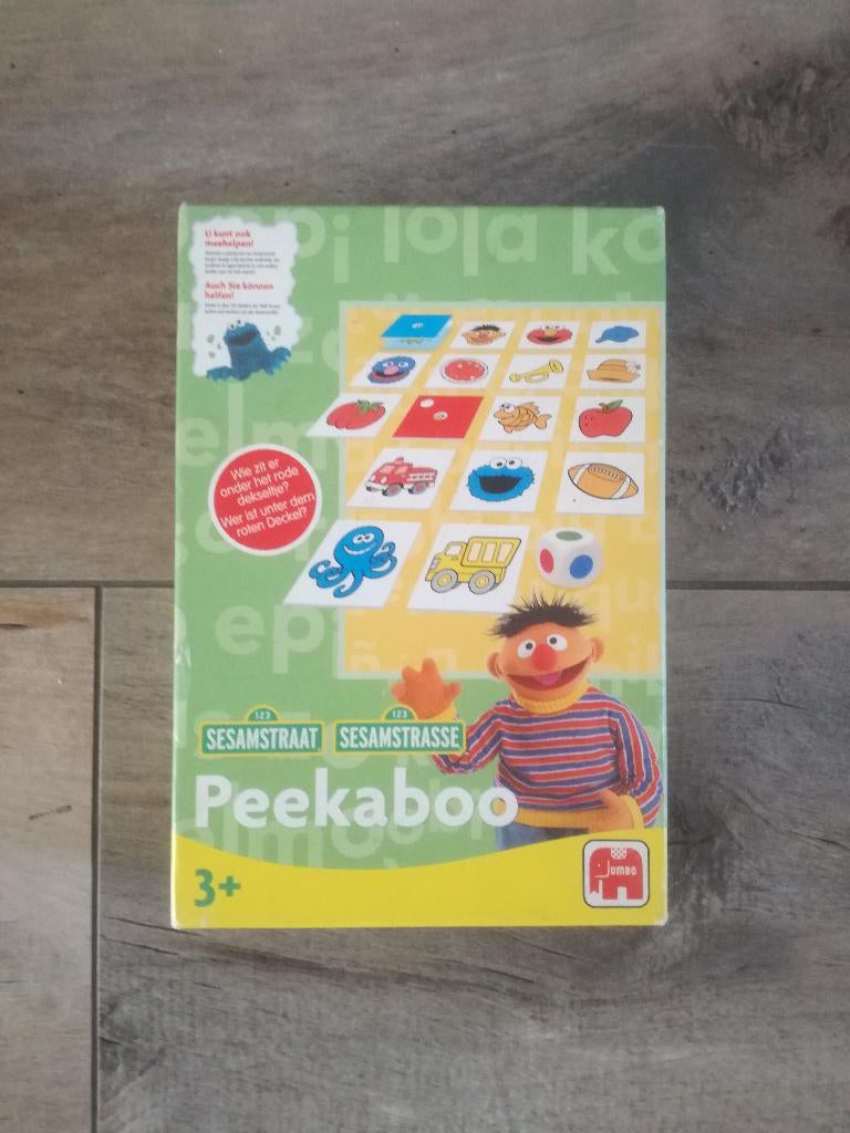 Sesamstraat Peekaboo, Hobby en Vrije tijd, Ophalen of Verzenden, Gebruikt, Jumbo