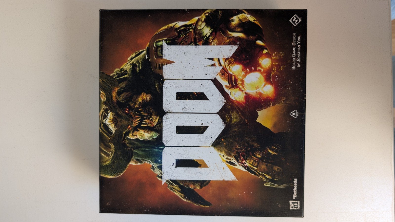 Doom: Het Bordspel - Fantasy Flight Games, Een of twee spelers, Ophalen of Verzenden, Zo goed als nieuw, Fantasy Flight Games