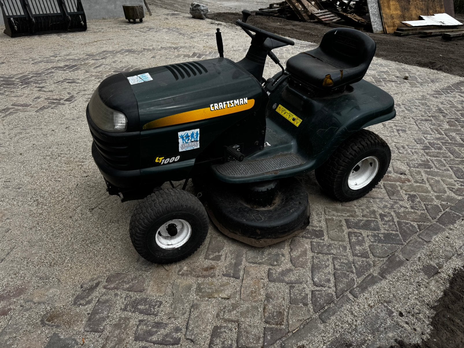 Zitmaaier craftsman 16 pk, Tuin en Terras, Zitmaaiers, Ophalen, Gebruikt, Mulchfunctie, 90 tot 120 cm