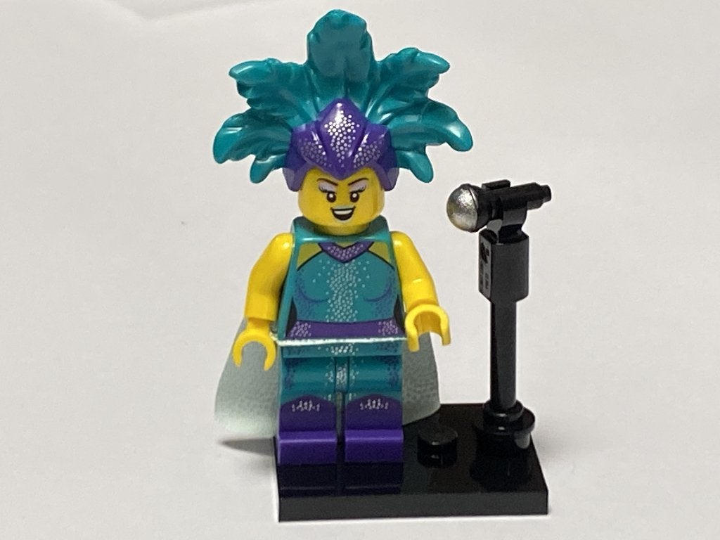 Lego Serie 21 Minifiguur col21-12 Cabaret Singer