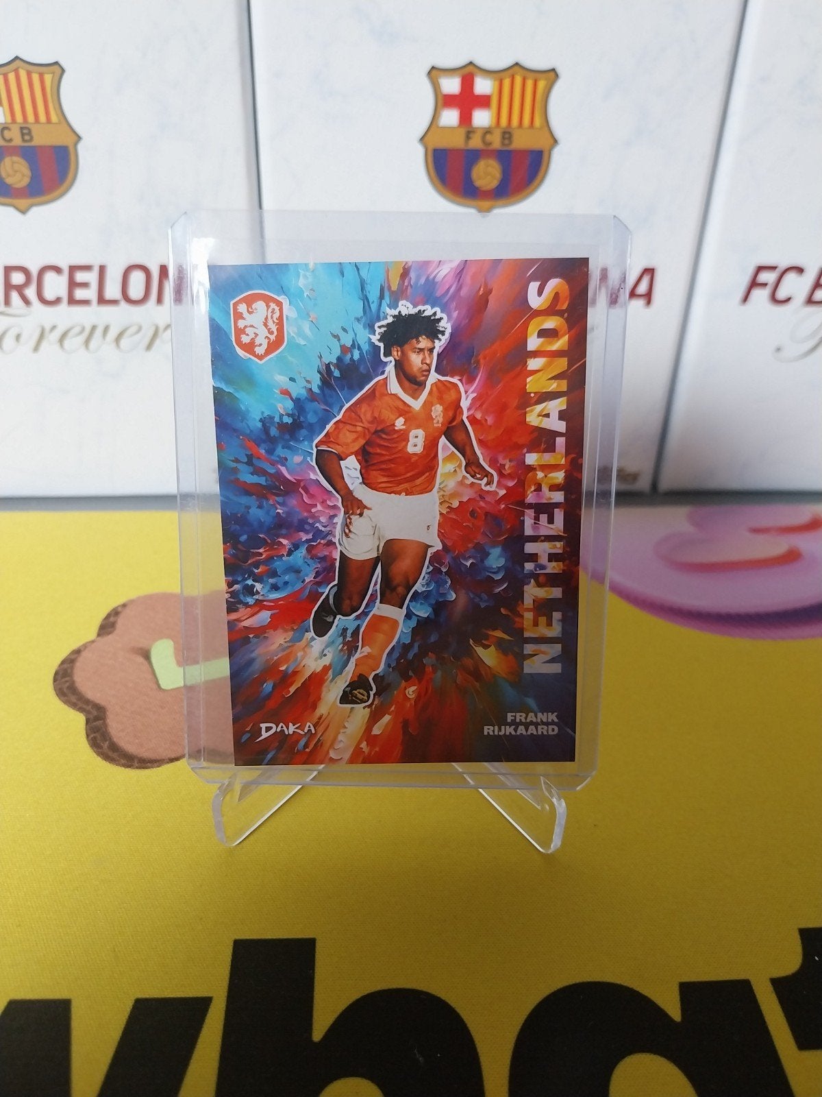 Frank Rijkaard Daka Nederland 2025, Verzamelen, Ophalen of Verzenden, Zo goed als nieuw, Overige binnenlandse clubs, Poster, Plaatje of Sticker