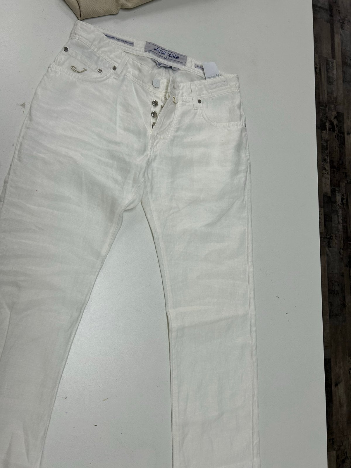 Jacob Cohen Witte Jeans - Maat 30, Ophalen of Verzenden, Zo goed als nieuw, Wit, W32 (confectie 46) of kleiner