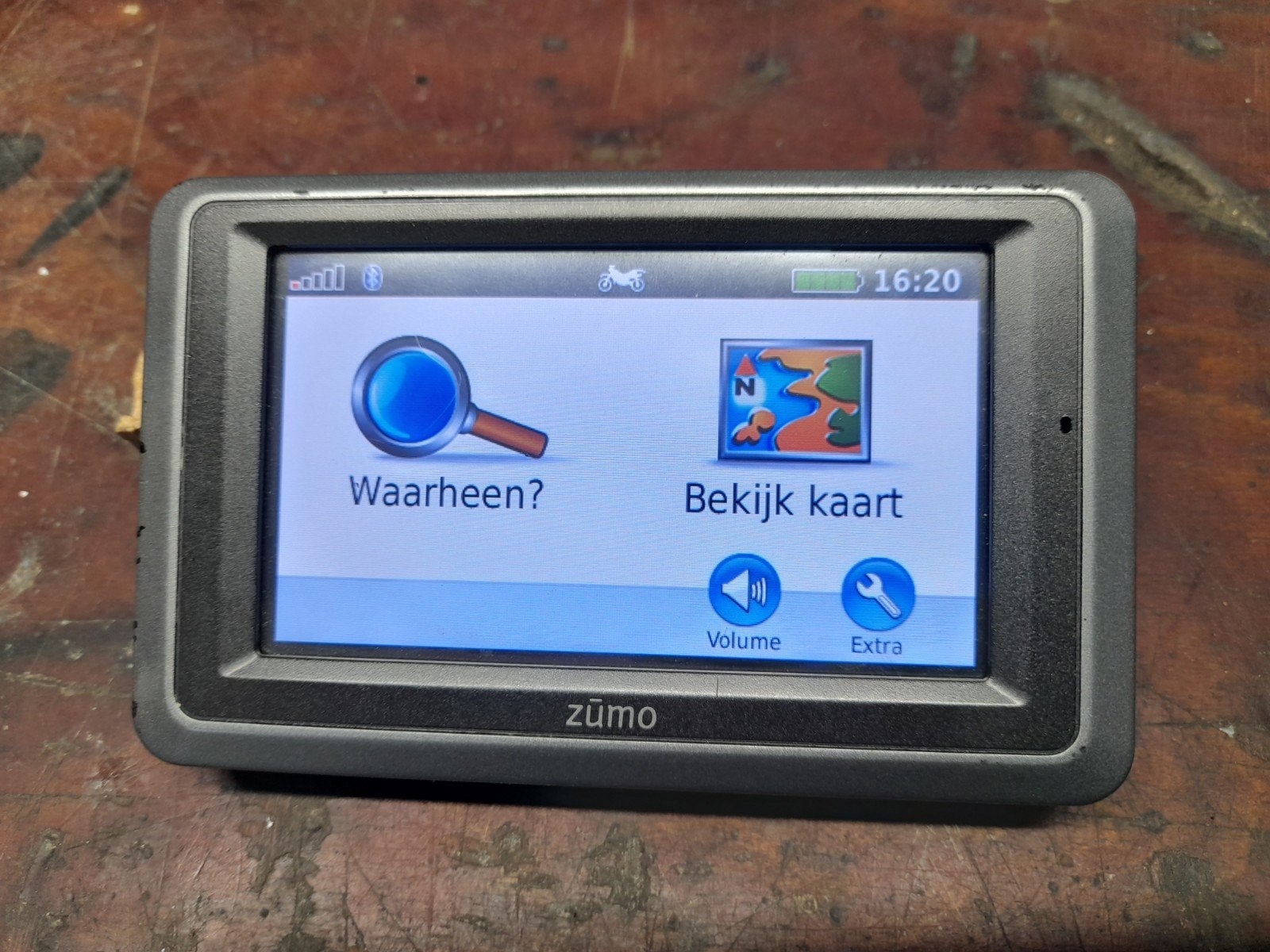Garmin Zumo 660 motornavigatie en Autocom (Super Pro Automat, Motoren, Accessoires | Navigatiesystemen, Ophalen, Gebruikt