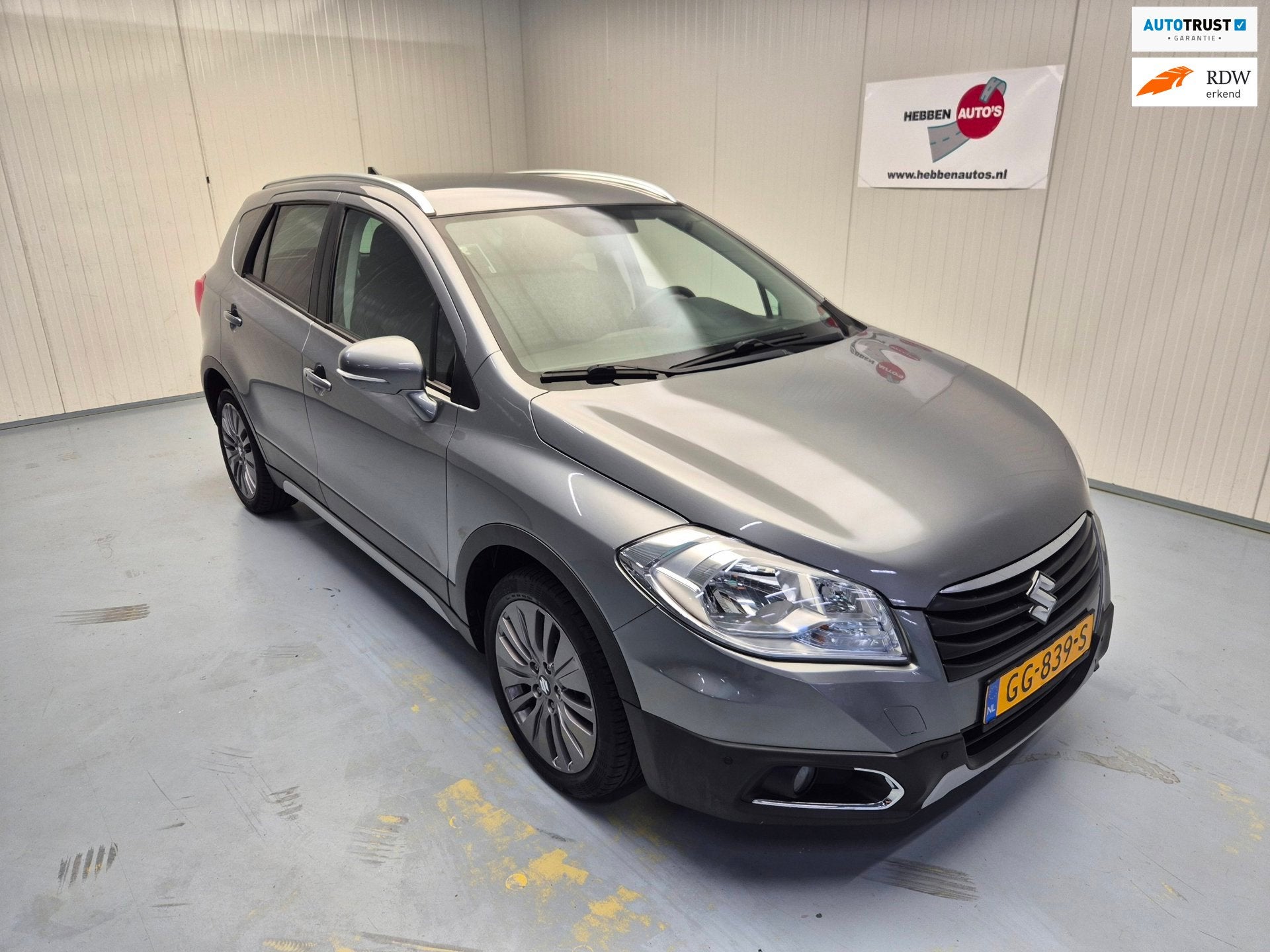 Suzuki SX4 S-Cross 1.6 Exclusive Autom Navi Camera Ecc Cruis, Auto's, Dealer onderhouden, Stof, Gebruikt, 4 cilinders