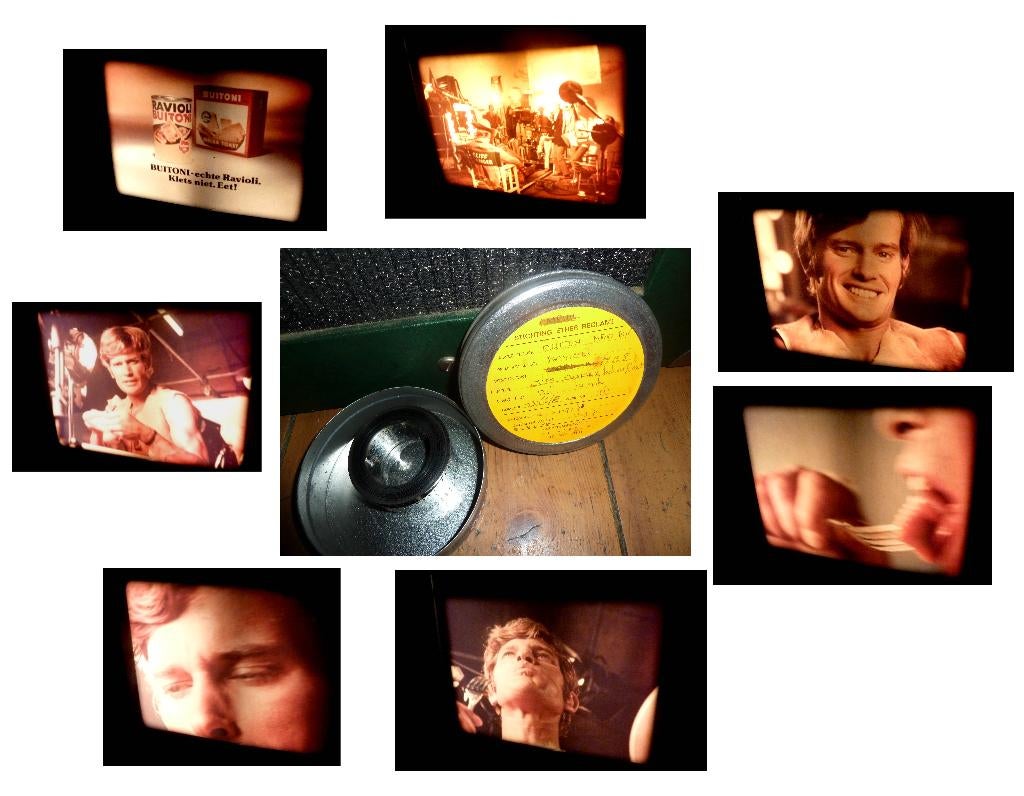 35mm film Reklame Ravioli Buitoni 1975 0:30 - Cliffhanger -, Ophalen of Verzenden, 35mm film