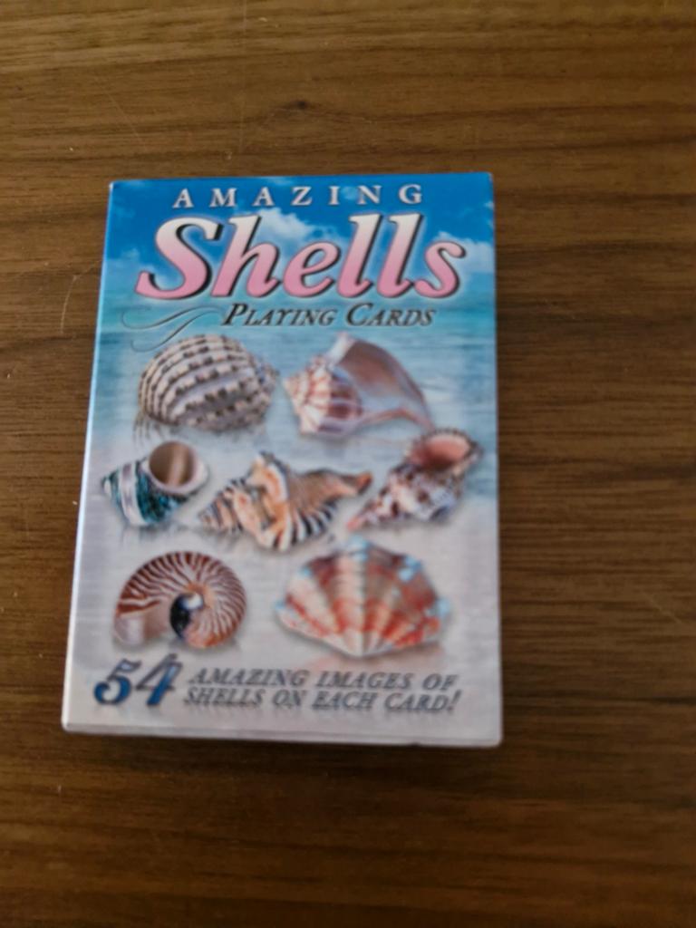 Speelkaarten Shells , Schelpen, Verzamelen, Ophalen of Verzenden, Zo goed als nieuw, Speelkaart(en)