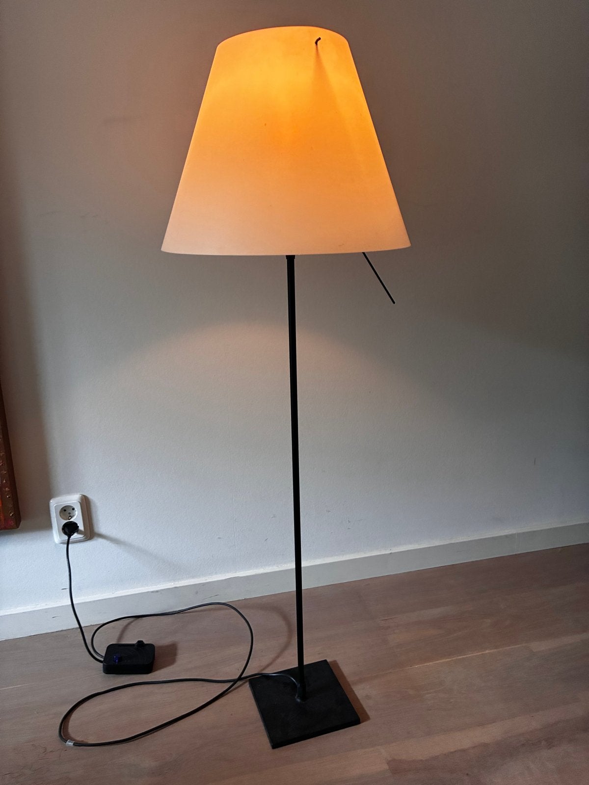 Luceplan Costanza staande lamp - design, Huis en Inrichting, Ophalen, Gebruikt, E27 (groot), Metaal