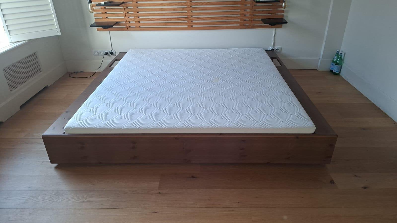 Karup Design Ziggy bed, 180x200 cm, Ophalen, Bruin, Tweepersoons, Zo goed als nieuw