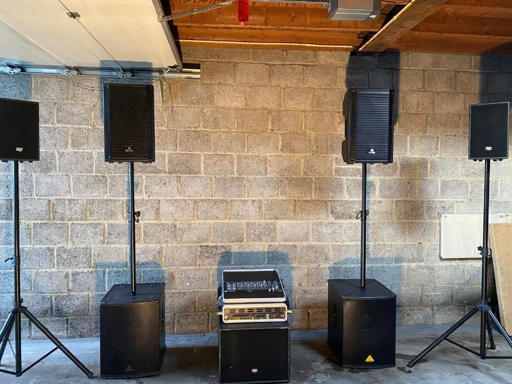 Speakerset, Audio, Tv en Foto, Luidsprekers, Gebruikt, Overige typen, 120 watt of meer, Ophalen