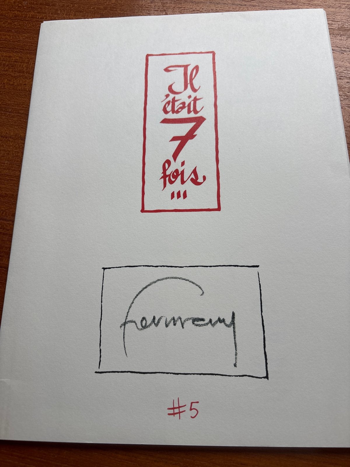 Hermann - Il était 7 fois #5 - Portfolio (24/77), Ophalen of Verzenden, Overige typen, Gemengde techniek, Genummerd