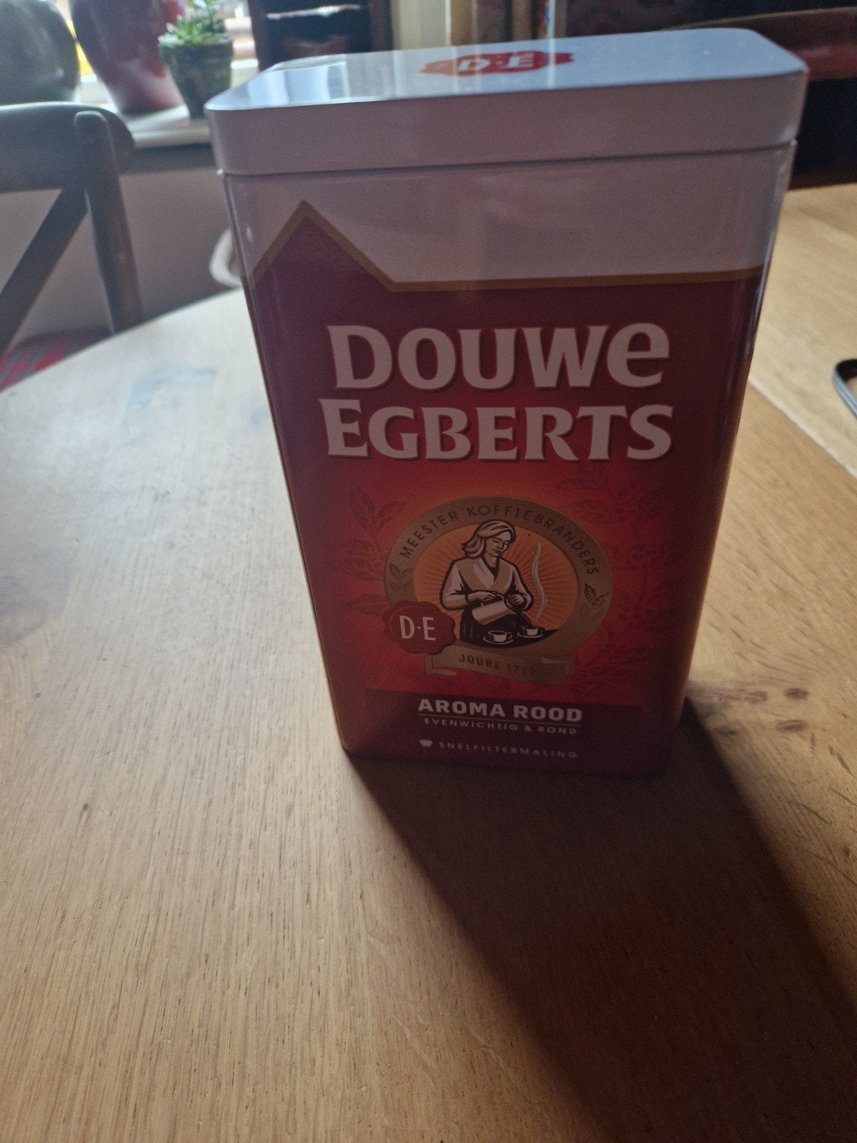 Douwe Egberts Pondspak Bewaarblik - Aroma Rood, Ophalen of Verzenden