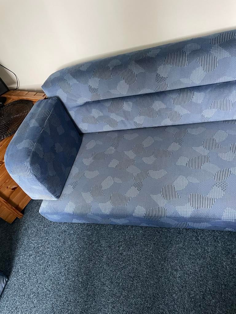 Zgan Caravan kussenset blauw - 5 stuks met afritsbare hoes, Ophalen, Zo goed als nieuw