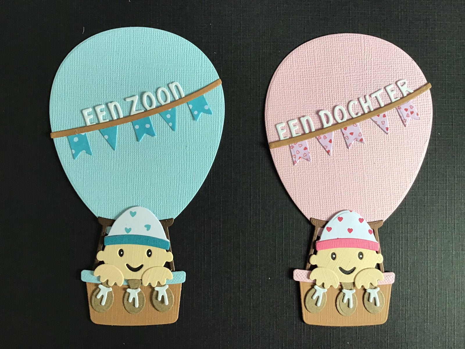 Stansjes baby in luchtballon, Verzenden, Nieuw, Kind, Overige typen