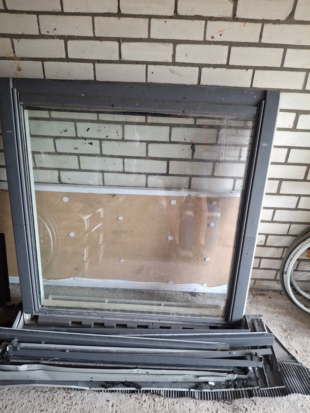 dakraam 114x118, Doe-het-zelf en Verbouw, Glas en Ramen, Ophalen, 80 tot 120 cm, 80 tot 120 cm, Dubbelglas