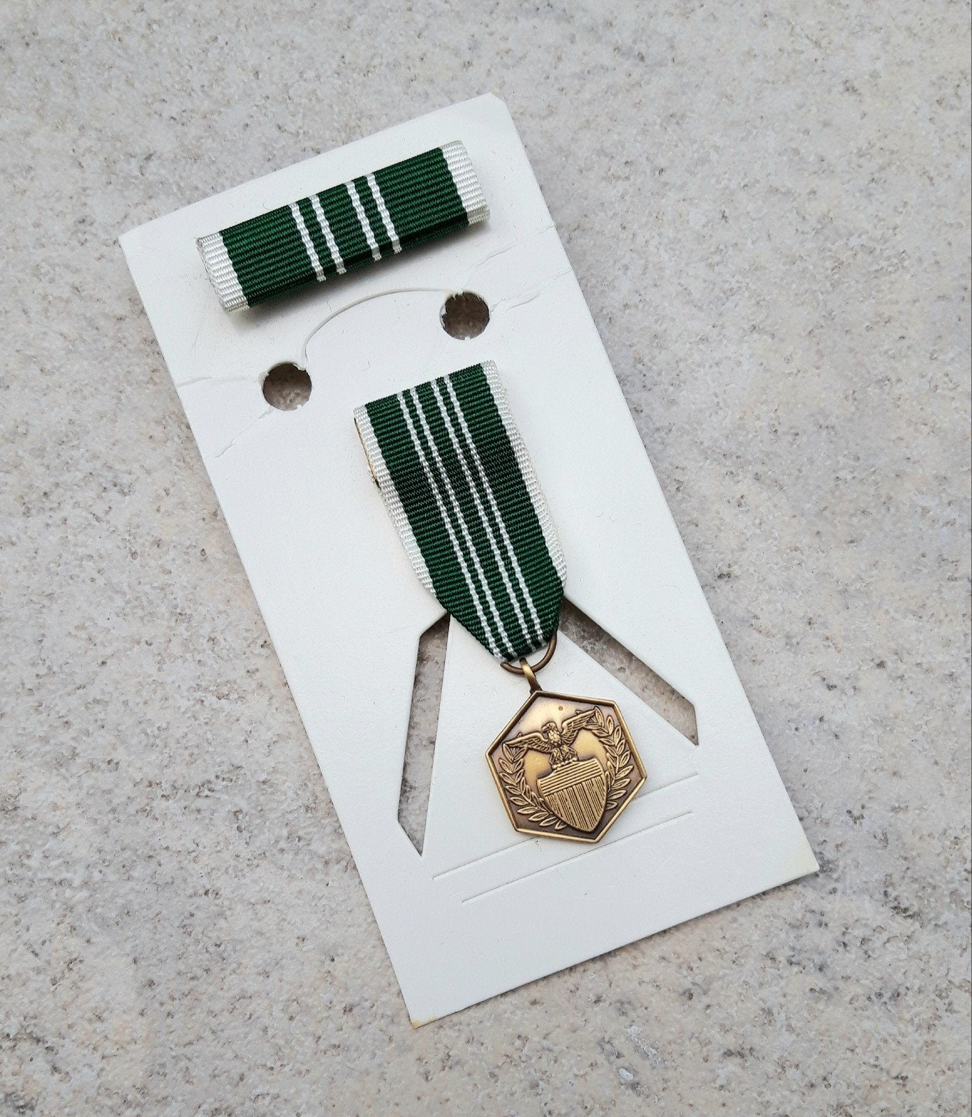 Miniatuurmedaille met baton, for Military Merit, USAVR, Verzenden, Landmacht, Amerika, Lintje, Medaille of Wings