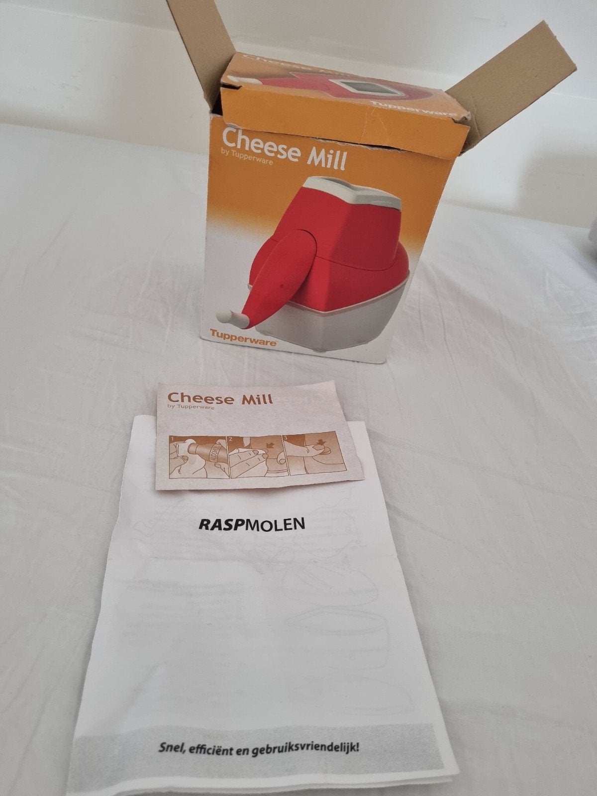 Tupperware raspmolen, Ophalen of Verzenden, Zo goed als nieuw, Parfumfles