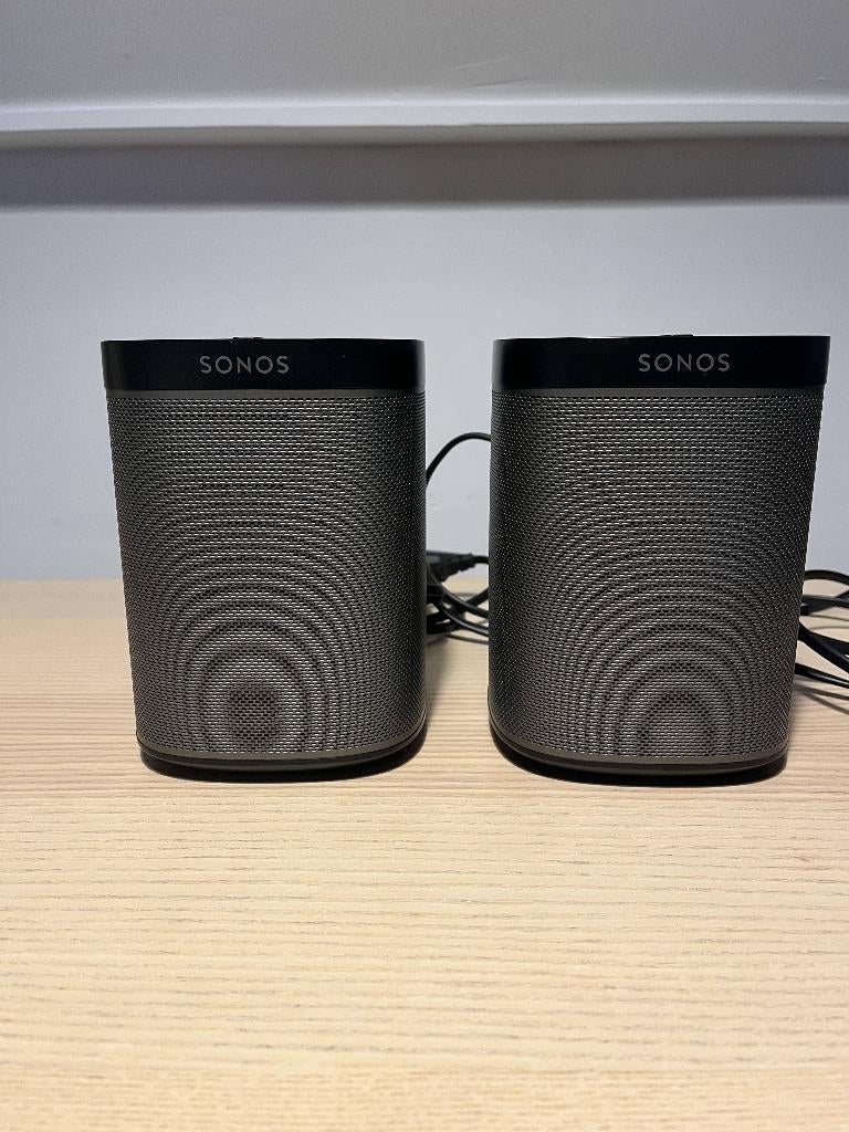 2x Sonos Play1 Zwart (setprijs)