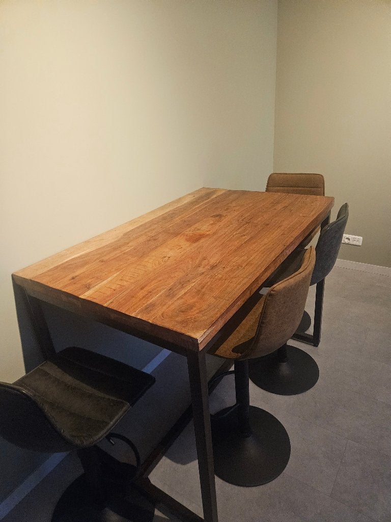 Bar/Eettafel, Huis en Inrichting, Tafels | Eettafels, Ophalen, 100 tot 150 cm, 50 tot 100 cm, Zo goed als nieuw