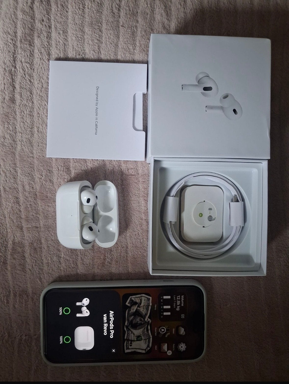 Apple AirPods Pro 2e generatie 1 op 1 - Zo goed als nieuw, In-ear, Bluetooth, Ophalen of Verzenden, Zo goed als nieuw