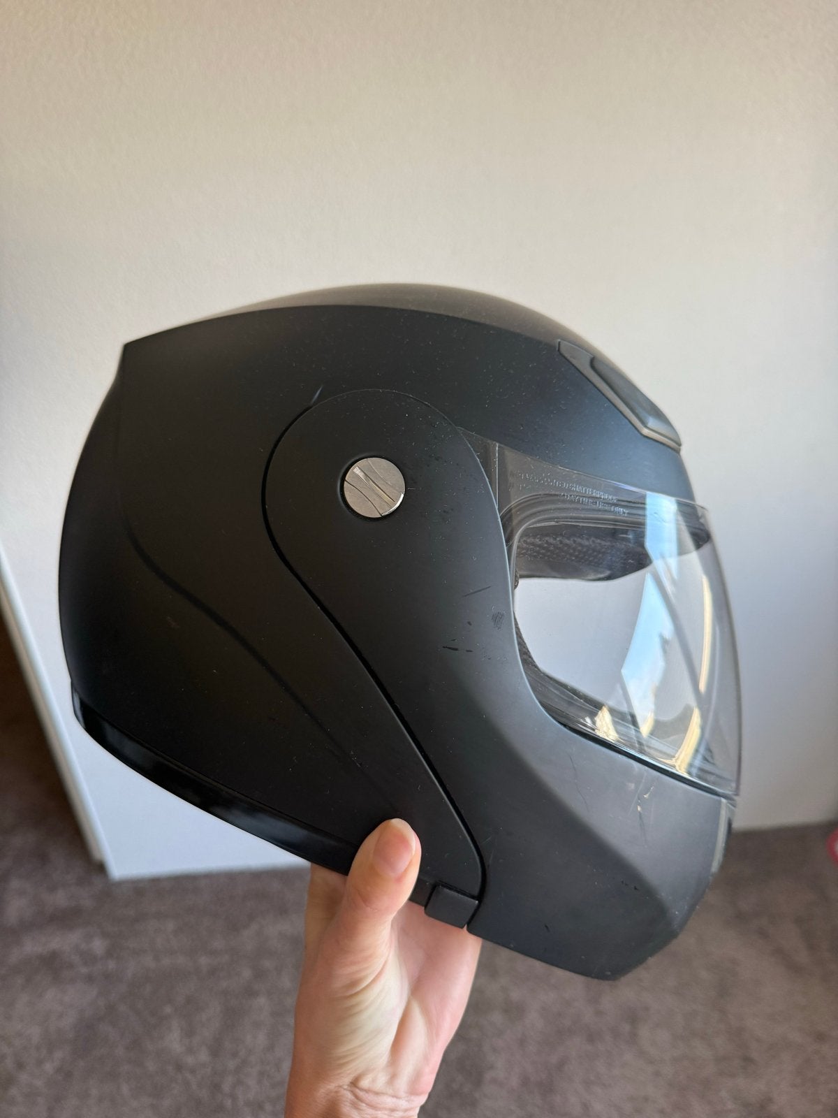 MT Helmets Integraalhelm Zwart - Maat S (55-56 cm), Motoren, Ophalen of Verzenden, Tweedehands, Heren, Overige typen