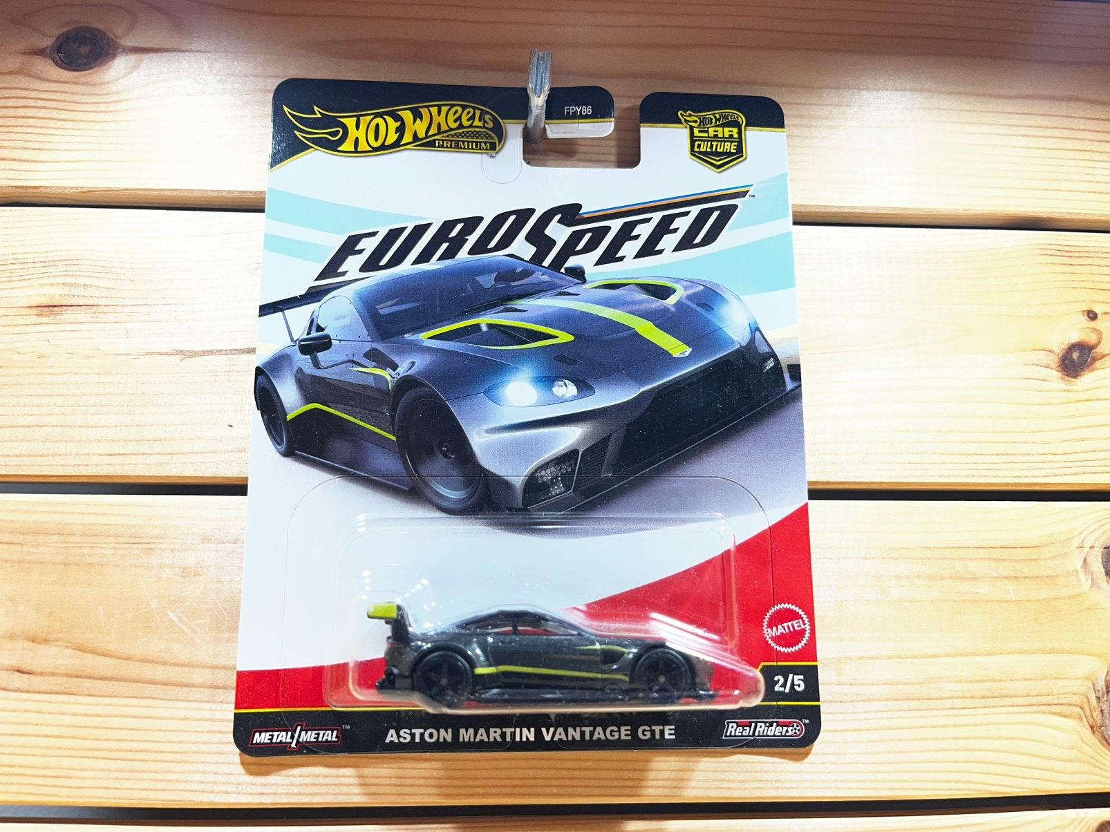 Aston Martin Vantage GTE hotwheels, Ophalen of Verzenden, Zo goed als nieuw, Auto