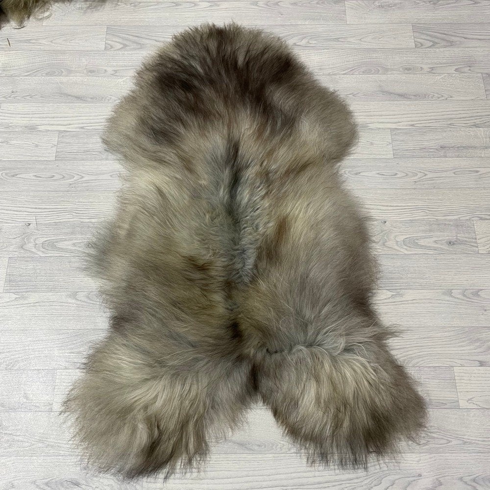 Schapenvacht IJslands multicolor 125x75cm #1871 | Lederstore, Landelijk, modern, Scandinavisch, industrieel, 100 tot 150 cm, Nieuw