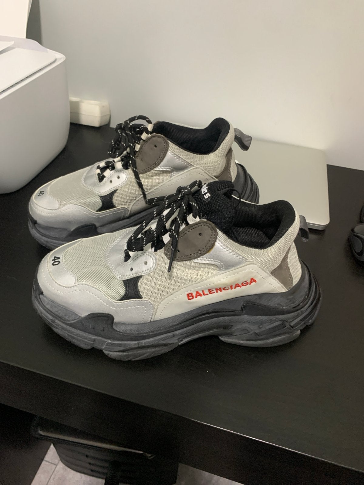 Balenciaga Triple S Sneakers Maat 40, Ophalen of Verzenden, Gedragen, Sneakers of Gympen
