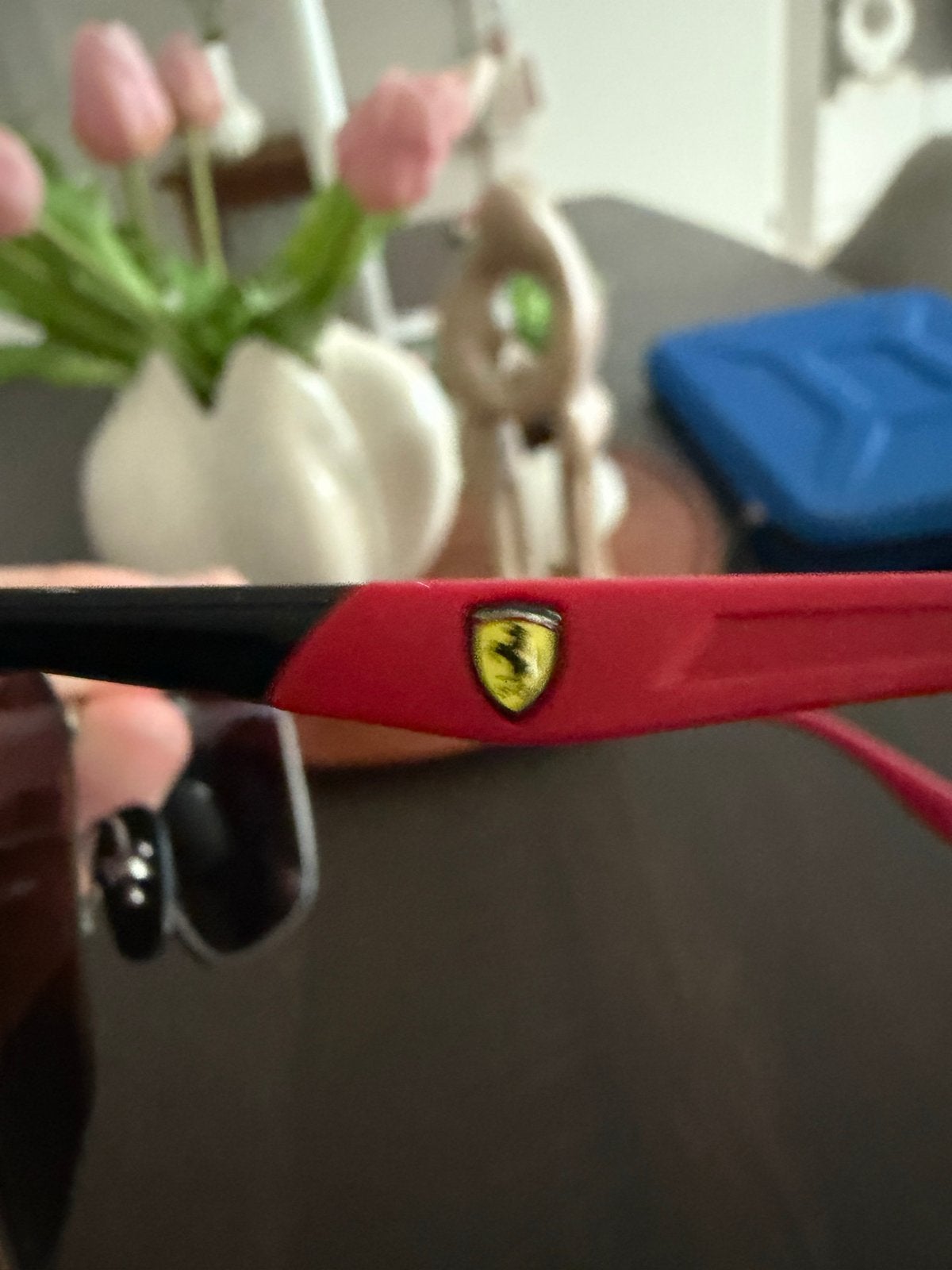Ray-Ban Ferrari zonnebril - Kleine kras, Ophalen, Gebruikt, Zonnebril, Zwart