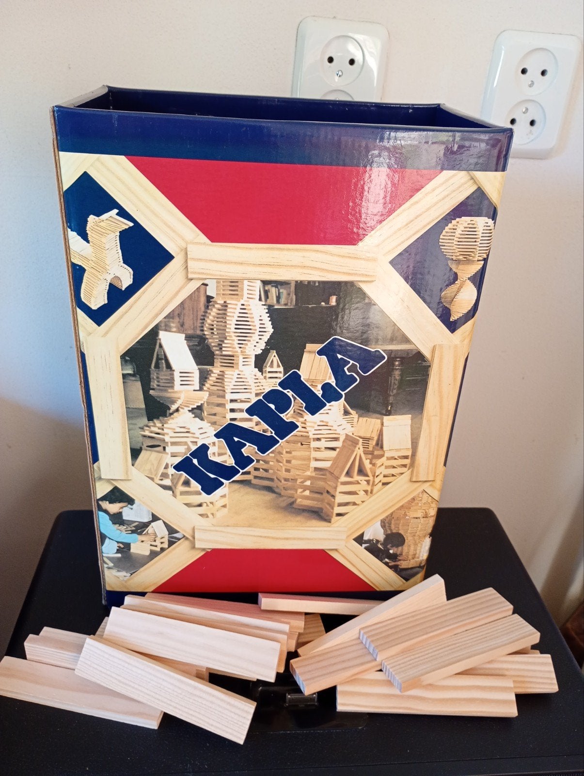 Kapla blokjes 200 stuks met instructieboekje, Kinderen en Baby's, Ophalen of Verzenden, Zo goed als nieuw