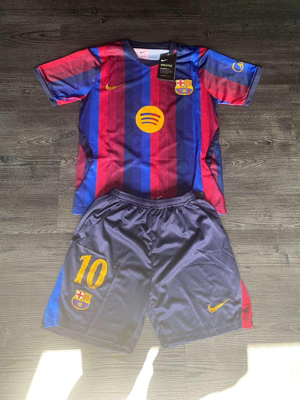FC Barcelona Thuisshirt & Broekje Lamine Yamal #10, Meerkleurig, Nieuw, Overige maten, Ophalen of Verzenden