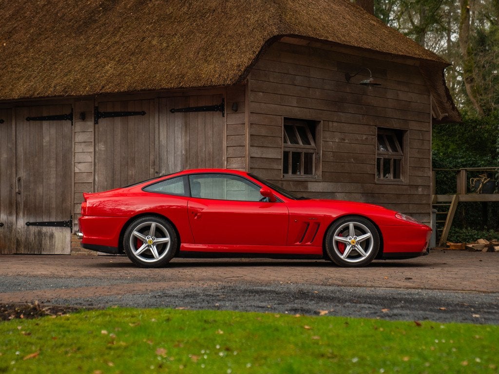 Ferrari 575m Maranello F1 (bj 2003, automaat), Auto's, Automaat, Achterwielaandrijving, Gebruikt, Lederen bekleding