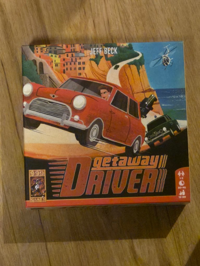 Getaway Driver - Strategisch bordspel, Een of twee spelers, Ophalen of Verzenden, Nieuw, 999 Games