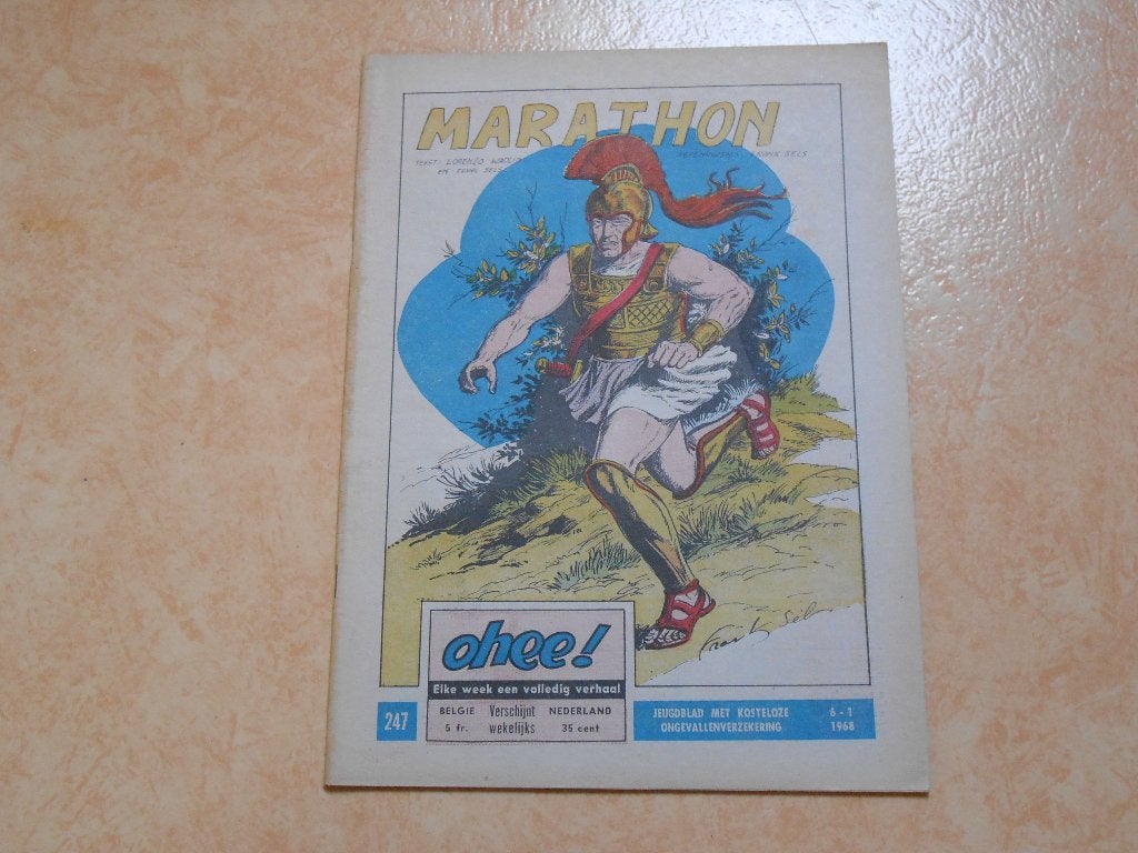 Ohee 247 Marathon 1968., Frank Sels, Eén stripboek, Ophalen of Verzenden, Zo goed als nieuw