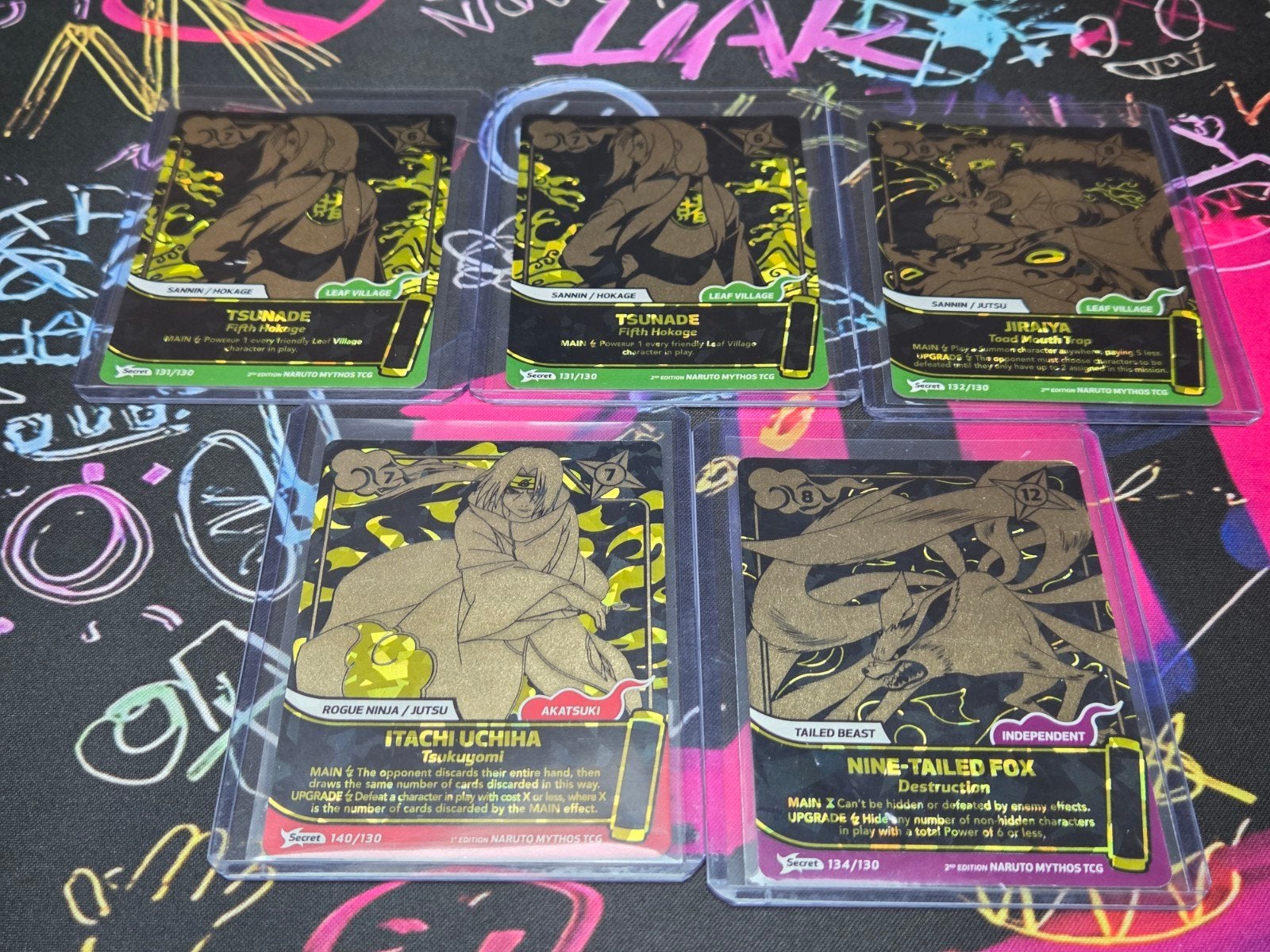 Naruto Mythos TCG Secret Rares, Ophalen of Verzenden, Nieuw