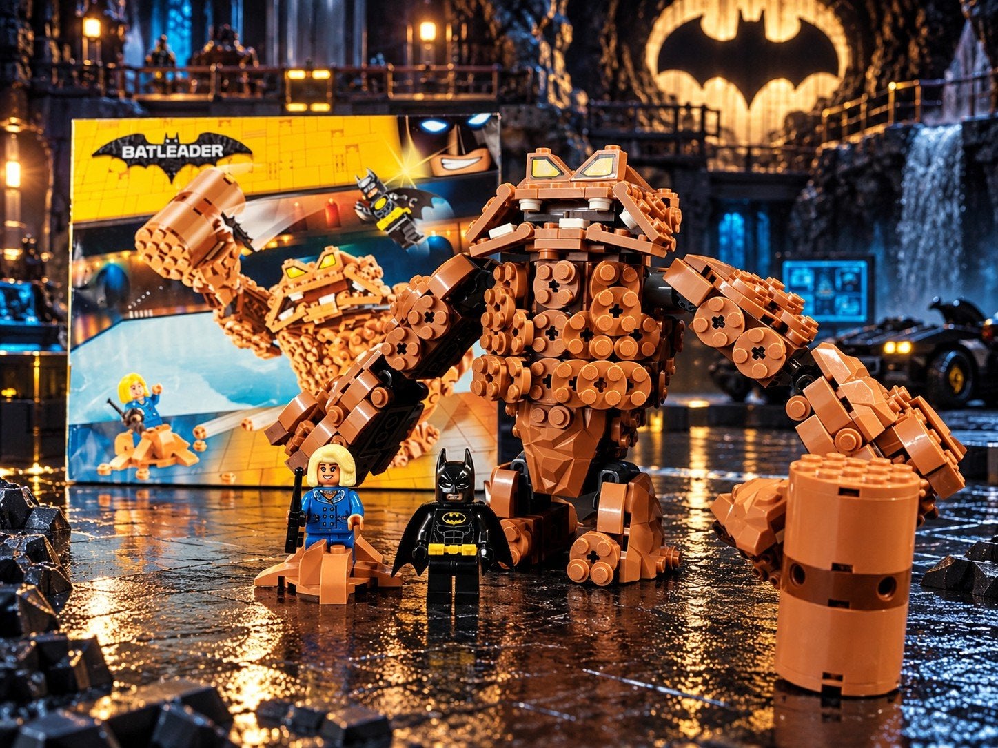 LEGO Batman: Clayface Invasie in de Batcave, Ophalen of Verzenden, Zo goed als nieuw