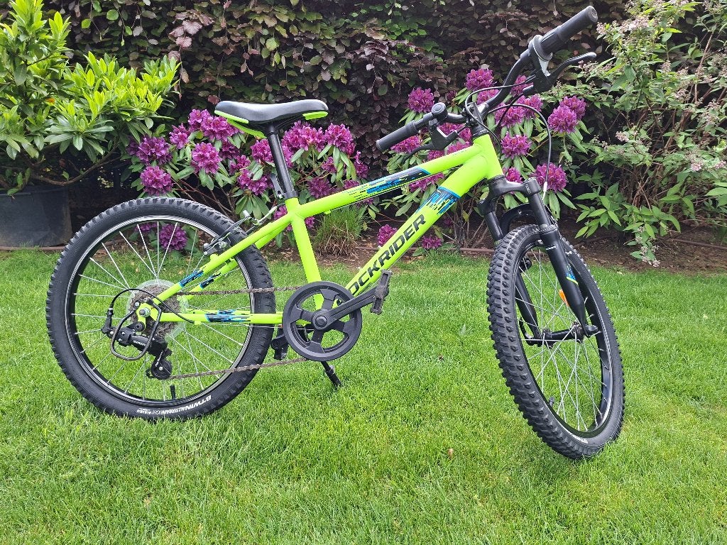Mountainbike 20 inch Rockrider ST 500, Ophalen, 20 inch of meer, Gebruikt, Velgrem