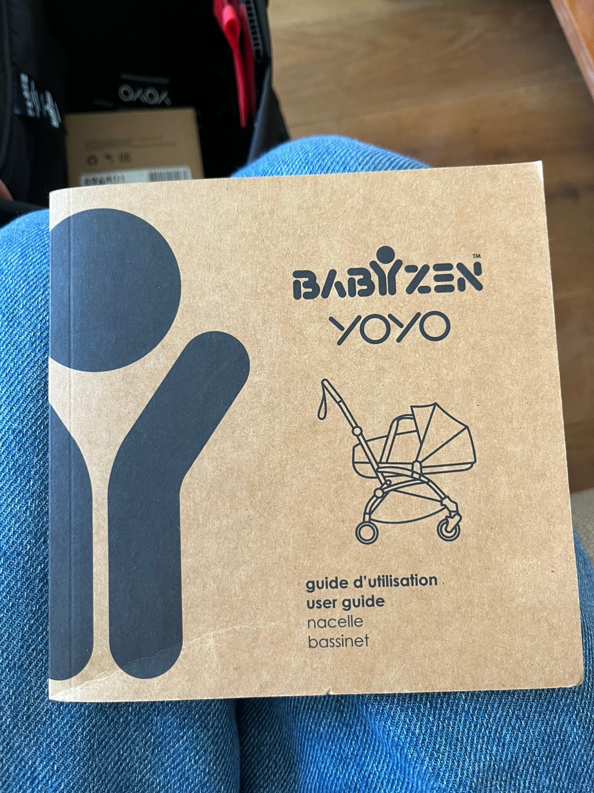 Babyzen yoyo bassinet zwart, Kinderen en Baby's, Kinderwagens en Combinaties, Ophalen of Verzenden, Zo goed als nieuw, Overige merken